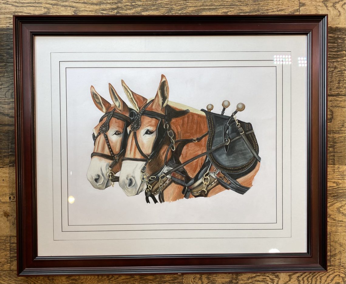 mule painting